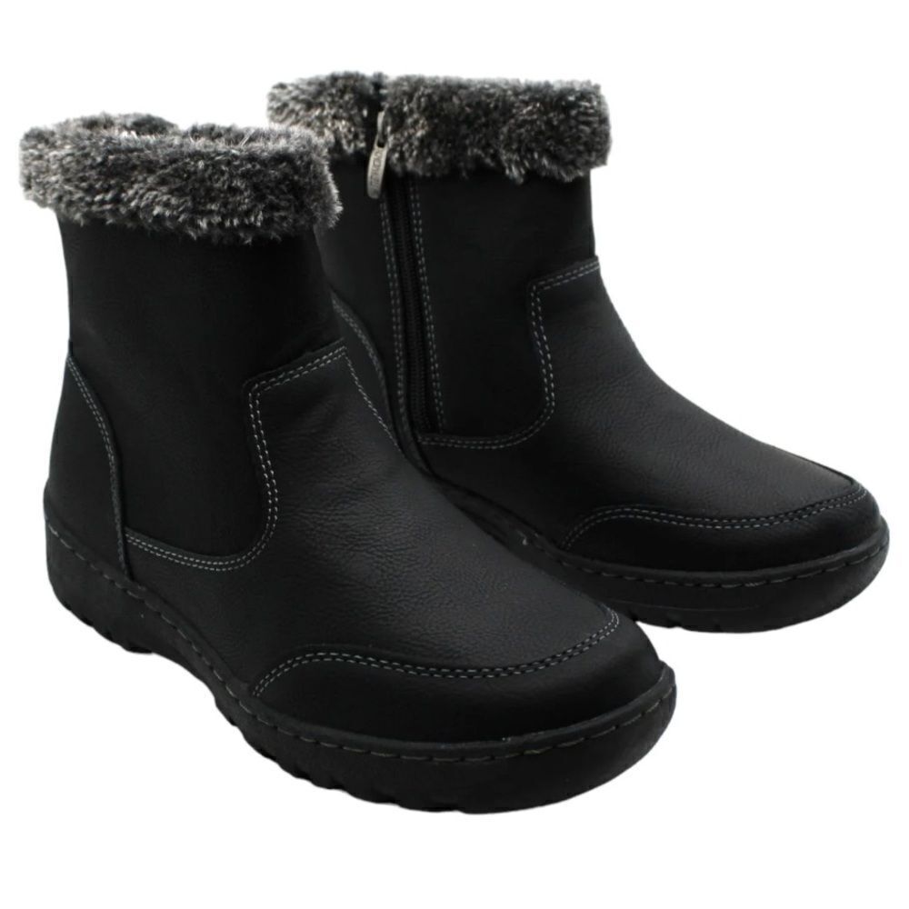 KHOMBU Black Addison Winter Bootie-10M